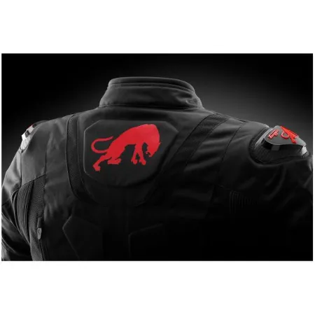Furygan TX Raptor Motosiklet Ceketi Siyah Kırmızı resmi