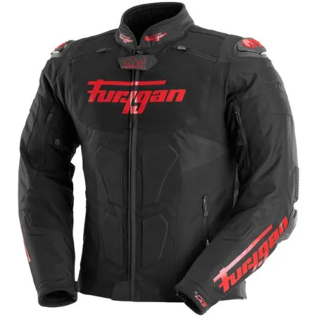 Furygan TX Raptor Motosiklet Ceketi Siyah Kırmızı resmi